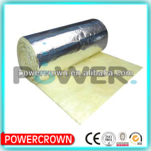 fire resistance aluminum foil faced glass wool/high temperature insulation glass wool with aluminium foil