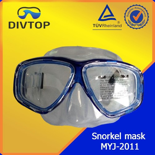 Snorkel mask glasses
