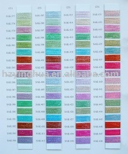 lurex metallic thread colour card