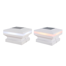 New Design Solar Post Cap Light - 2 Color Outdoor Solar Post Cap Lights