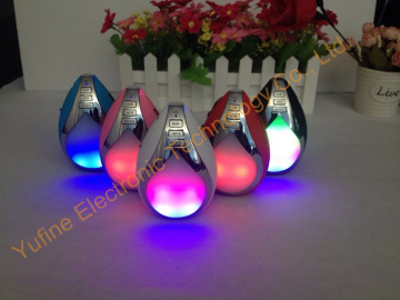 Supply 2015 new drop of water wireless Bluetooth speaker,LED flash light Bluetooth speaker,fashion wireless Bluetooth speaker fr