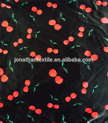 lycra spandex fabrics with sweet cherry print