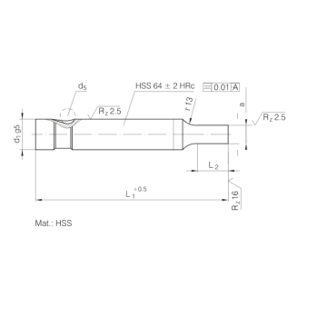 Легкие пуансоны с шариковым замком HSS WS HWS