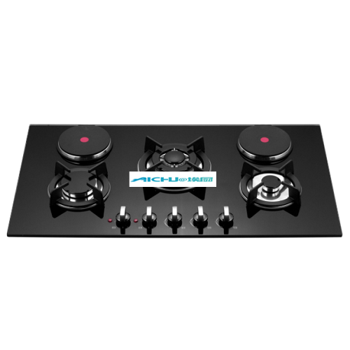 5 bruciatori Touch Screen Electric Gas Stove