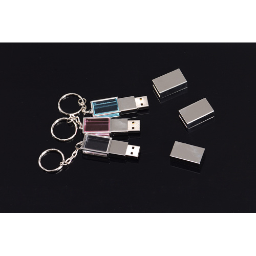 Nieuwe glazen USB-sticks van 128 MB tot 256 GB