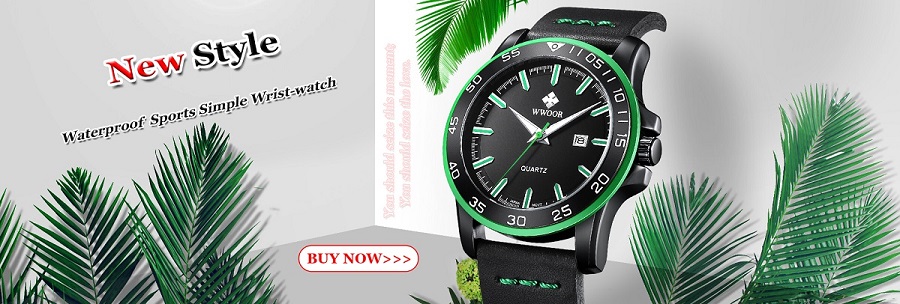 WWOOR 8864 Custom Design Watches Three Eyes Alloy Quartz Waterproof Men's Watches Factory online shopping