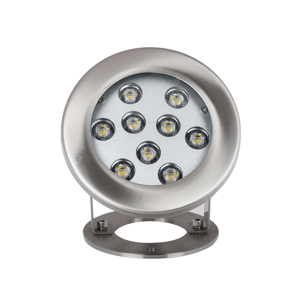 Luz subacuática impermeable de acero inoxidable LED 9W Spot