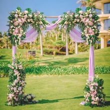 YAYUN CH1225 Custom Romantic Wedding Artificial Flower Arches - Hot Selling