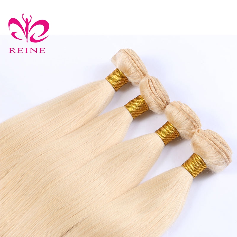 Wholesale 613 Blonde Straight Hair Weave 100% Virgin Brazilian Human Hair