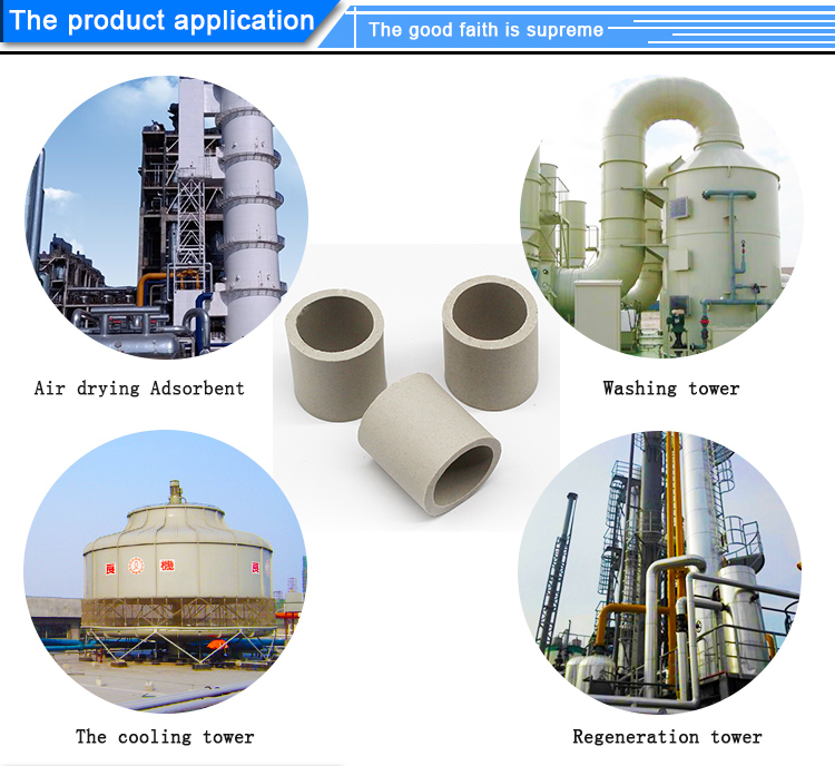 25mm 38mm 50mm ceramic pall ring tower packing