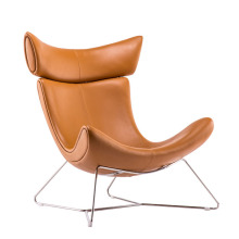 Modern home lazy leisure leather cover recliner chair