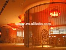 Hotel or club decorative metal chain curtains