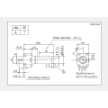 Drehpotentiometer der Serie Rk09d