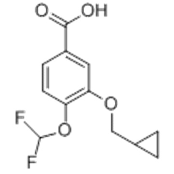 3-циклопропилметокси-4-дифторметоксибензойная кислота CAS 162401-62-9