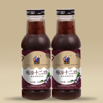 318ML frosted bottle cranberry fermented beverage