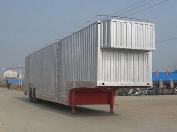 14m Two Axle Vehicle Transport Semi Trailer