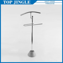 Modern Valet Hanger Stand With Conical Concrete Base