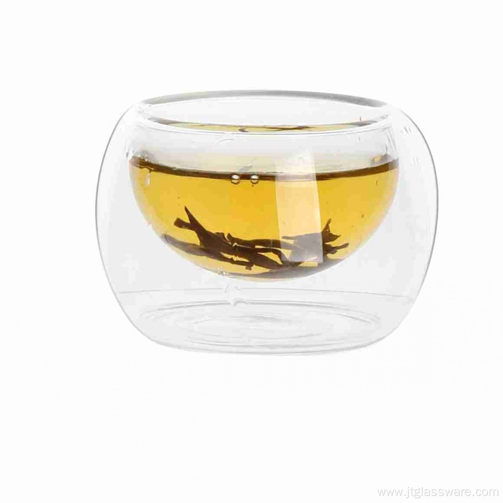 Small Insulated Glass Tea Cup