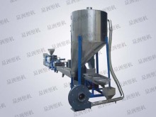 Engineering material double-stage plastic modified granulator