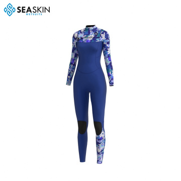 Seaskin kadınlar wetsuits çocuklar 3mm neopren tam takım elbise