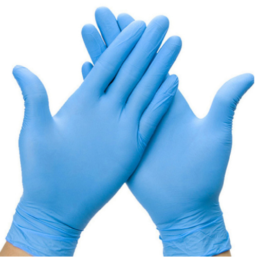 Medical Powder Free Blue Nitrile gloves disposable