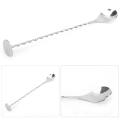 Professional Metal Barware Bar Tools Twisted Bar Spoon