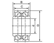 Automotive Bearings Wheel Hub  Ball Bearings Dac50900034