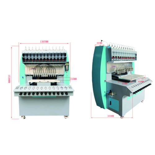 Automatische 3D -PVC -Schlüsselabdeckungsmaschine