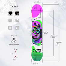 Adult Beginner Freestyle Snowboard with UV Camber and Sintered Base
