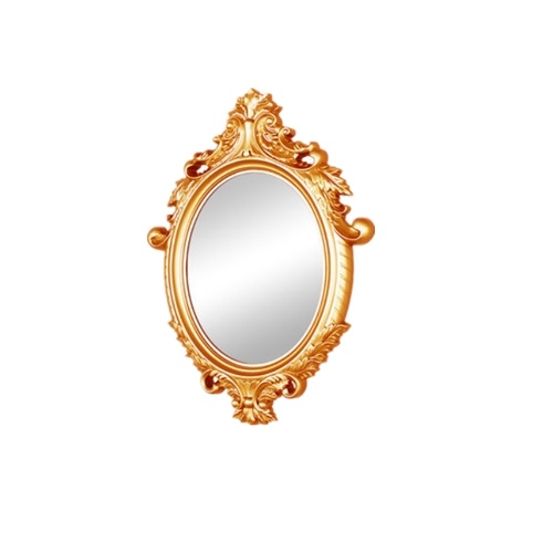 Antique Design Χαλκού Woodern Πλαίσιο Vanity Mirror