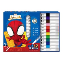 Hot Selling Back to School 12 Color Acrylic Marker Pens for Kids