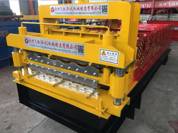 Metal sheet glazed tile metal roof making machine