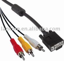 VGA to 3 RCA Cable