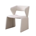 Nuovi mobili in stile moderno italiano all&#39;ingrosso comodo comodo in tessuto di lana comodo sedia da pranzo singolo divano