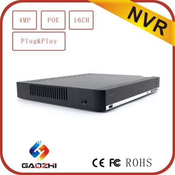 NEW ARRIVAL ! H.264 4MP/3MP POE p2p rohs h.264 16ch hd dvr