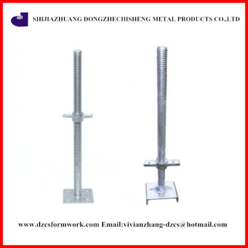 galvanized Korea type screw jack for scaffolding