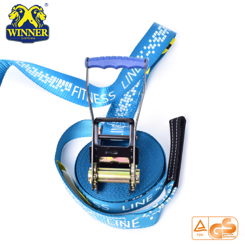 Polyester Slackline Slackline Kit yang Disesuaikan