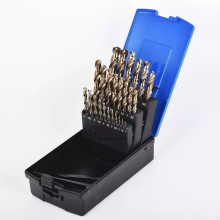 Χονδρικό 25pcs Twist Drill Bit DIN 338 HSS Drill Bit σύνολα για ανοξείδωτο χάλυβα μετάλλου