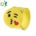 Pulseira de pulseira de silicone emoji simling face moda pulseira de relógio