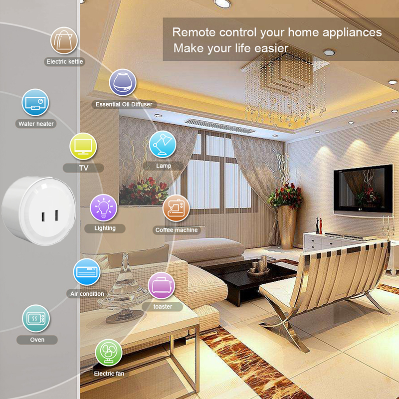 Chaoran Google Assistant Portable Socket Connected Appliance Plug Japan Smart Plug WiFi 2019