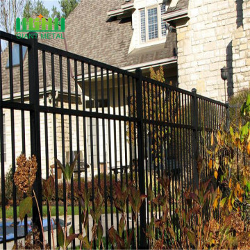 High quality zinc steel fence pvc coated fence