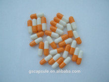 orange yellow white gelatin hard capsule 1