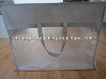 recycle non woven pvc poly packing bag for blanket