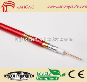 75 ohm coaxial cable RG6 trasparent RG6