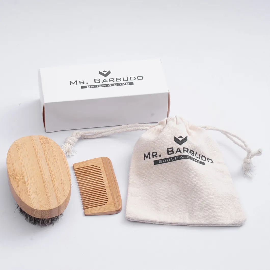 Hotsale Beard Comb Barber Bamboo Brush and Comb