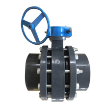 PVC Butterfly Valve with Flange (No Bolts or Nuts)