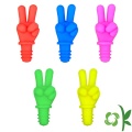 Grosir Silicone Wine Bottle Stopper Desain Jari Kustom