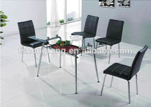 Square household table and chairs