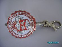 Pad Printing New Design Round Silver Purse Key Finder 