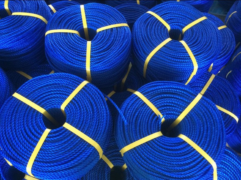 Factory price 3 strand HDPE ropes, polyethylene ropes, PE ropes